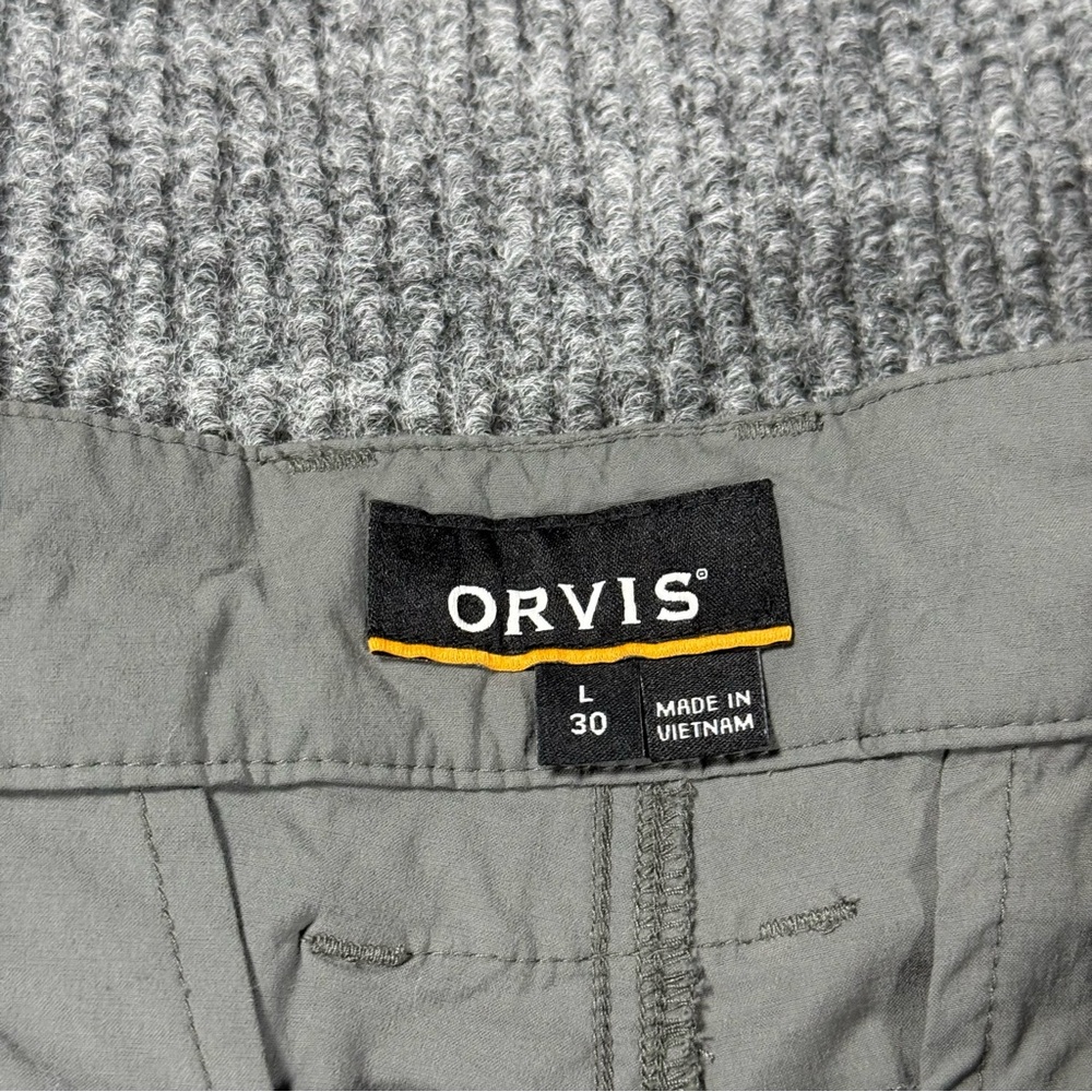 Orvis Jackson Quick Dry Pants Black Mens Size L 35x30 Hiking Outdoors Camp - Picture 3 of 10
